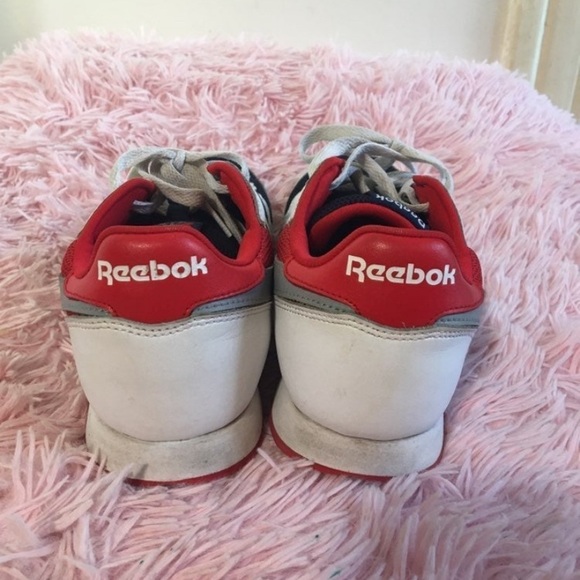 Reebok Classics men’s Leather Colour Block Trainers, 5 men’s main image 11